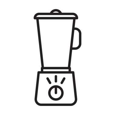 Meyve sıkacağı simgesi Siyah çizgi sanat vektörü siyah ve beyaz ana hat koleksiyon işareti