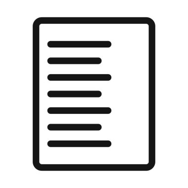 Simge siyah çizgi sanat vektörünü siyah beyaz çizgi koleksiyon işareti ile hizala