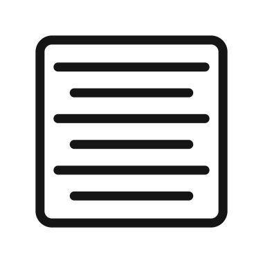 Simge siyah çizgi sanat vektörünü siyah ve beyaz ana hat koleksiyon işareti ile hizala