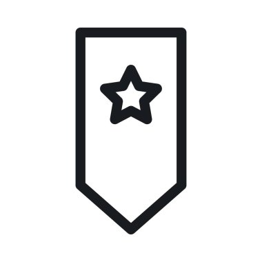 Siyah ve beyaz taslak koleksiyon işaretinde yer imi simgesi Siyah çizgi sanat vektörü