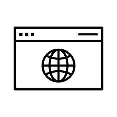 Tarayıcı simgesi vektör logosu koleksiyonu ya da paket grubu