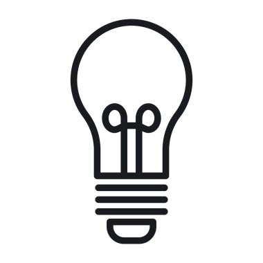 Ampul simgesi vektör logosu koleksiyonu veya paket grubu