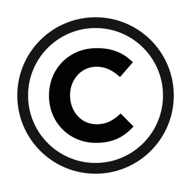 Telif hakkı simgesi vektör logo kümesi koleksiyonu veya paket grubu