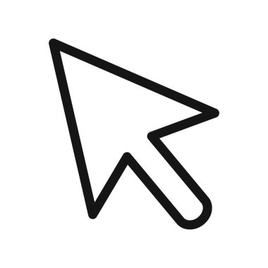 İmleç simgesi vektör logosu koleksiyonu veya paket grubu