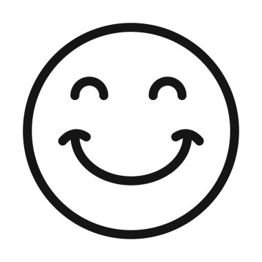 Siyah ve beyaz çizgili siyah çizgi sanat vektörü koleksiyon işareti şeklinde gülümse