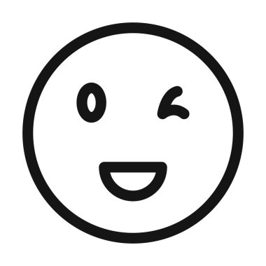 Siyah ve beyaz çizgili siyah çizgi sanat vektörüyle göz kırp koleksiyon işareti