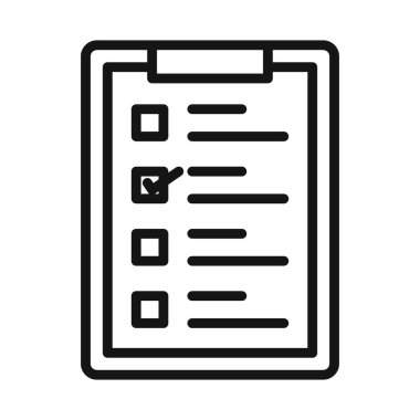 Siyah çizgi sanat vektörünü siyah beyaz taslak koleksiyon işaretinde test et