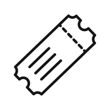 Bilet simgesi vektör logosu koleksiyonu veya paket grubu