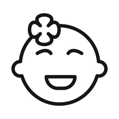 bebek diş simgesi Siyah çizgi sanat vektörü siyah beyaz ana hat koleksiyon işareti