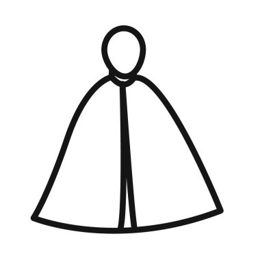 Görünmezlik Görünmezlik Görünmezlik simgesi Siyah çizgi sanat vektörü siyah ve beyaz ana hat koleksiyon işareti