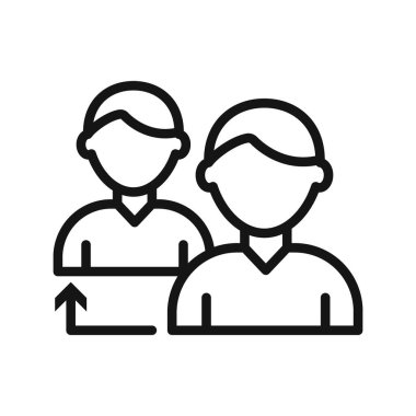 Siyah çizgi sanat vektörünü siyah beyaz taslak koleksiyon işaretinde değiştirir