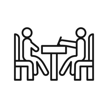 Sözleşme imzalama simgesi Siyah çizgi sanat vektörü siyah beyaz ana hat koleksiyon işareti