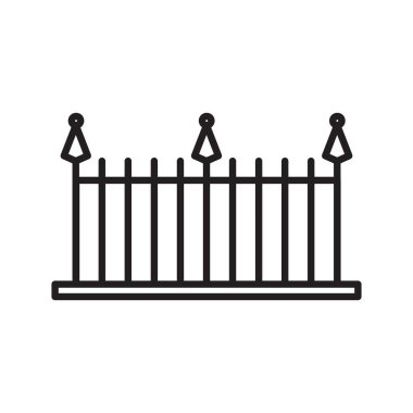 Simge simgesi Siyah çizgi sanat vektörü siyah ve beyaz ana hat koleksiyon işareti