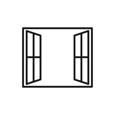 Siyah çizgi resim vektörünü siyah ve beyaz taslak koleksiyon işaretinde aç