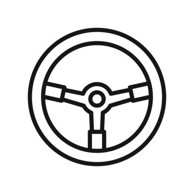 Direksiyon simgesi Siyah çizgi sanat vektörü siyah beyaz çizgi koleksiyon işareti