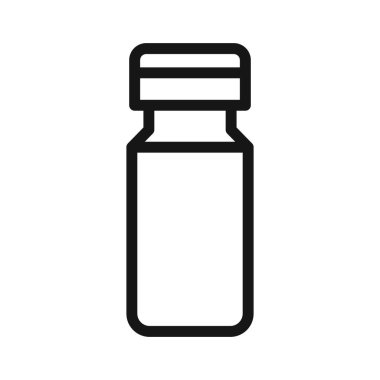 Siyah beyaz çizgili siyah çizgi sanat vektörü küçük tıbbi simge koleksiyon işareti