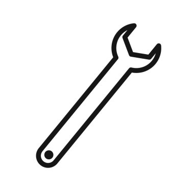 Siyah çizgi sanat vektörünü siyah ve beyaz ana hat koleksiyon işareti ile anahtarla