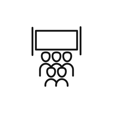 Sinema izleyicisi ana hatları koleksiyonu ya da siyah beyaz olarak ayarlanır