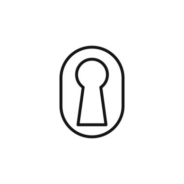 anahtar deliği simgesi taslak koleksiyonu ya da siyah beyaz olarak ayarlanır