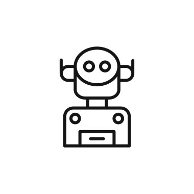 Robot Simgesi koleksiyonu ya da siyah beyaz olarak ayarlandı