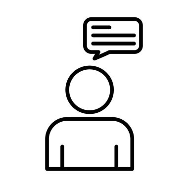 Web için siyah ve beyaz olarak geri besleme simgesi doğrusal logo işareti koleksiyonu