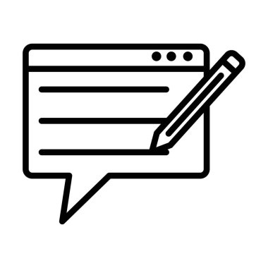 Web için siyah ve beyaz olarak doğrusal logo işaretleri koleksiyonunu gözden geçir