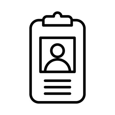 Atanan simge doğrusal logo işareti web için siyah beyaz olarak belirlendi