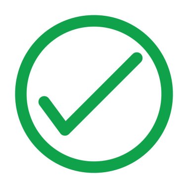 Web için siyah ve beyaz olarak işaretlenmiş işaret simgesini işaretle