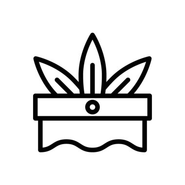 Brezilya ikon doğrusal logo işaretinin adresi web için siyah ve beyaz olarak belirlendi