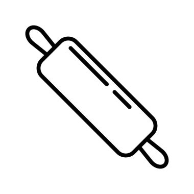 yuvarlanan pin simgesi doğrusal logo işareti web için siyah-beyaz koleksiyonu