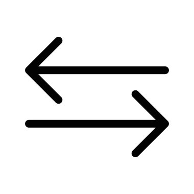 Simge doğrusal logo simgesi koleksiyonunu siyah ve beyaz olarak web için takas et