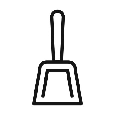 Faraş simgesi vektör çizgisi logosu veya sembol koleksiyon özet biçimi