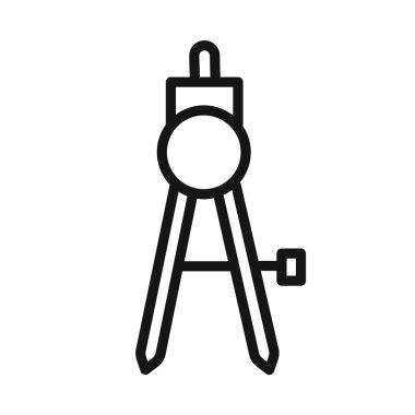 Geomatric pusula simgesi vektör çizgisi logosu veya sembol koleksiyon özet biçimi