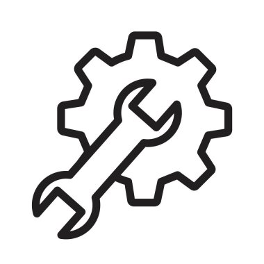 Simge vektör çizgisi logo işaretini veya sembol koleksiyon özet biçimini onar