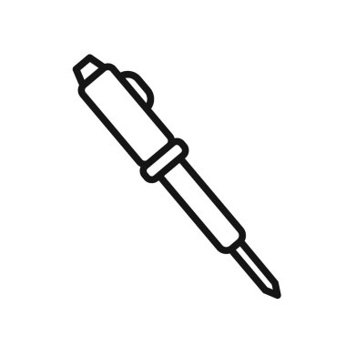 Demir ikon vektör çizgisi logosu veya sembol koleksiyon taslak biçimi lehimleniyor