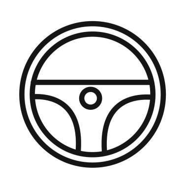 Direksiyon simgesi vektör çizgisi logosu veya sembol koleksiyon taslak biçimi