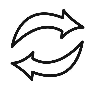 Simge vektör çizgisi logosu ya da sembol koleksiyon taslak biçimini değiştir