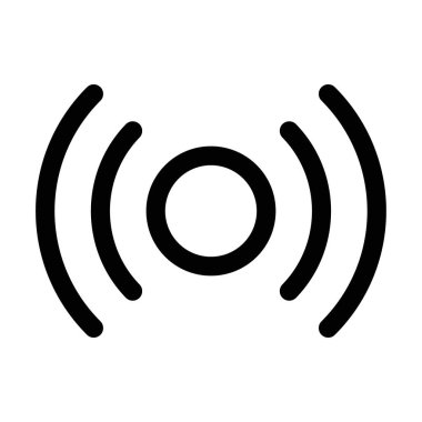 İnce çizgi ana hatları ve doğrusal vektör işareti ile canlı simge belirlendi