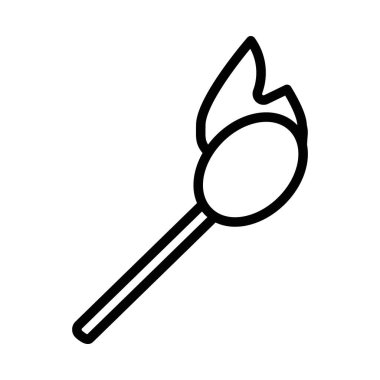 İnce çizgi taslak biçimi ve doğrusal vektör işaretinde simge ayarlanır