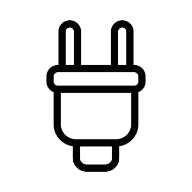 İnce çizgi dış hat biçimi ve doğrusal vektör işaretinde eklenti simgesi belirlendi