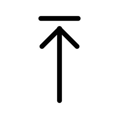 İnce çizgi ana hatları ve doğrusal vektör işareti olarak işlem simgesi gönder