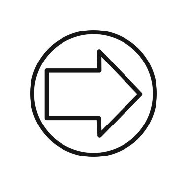 Oku simgesi doğrusal vektör grafik işareti veya web uygulaması ui için sembol