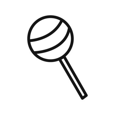 Web uygulaması ui için lolipop simgesi doğrusal vektör grafik işareti veya sembol seti