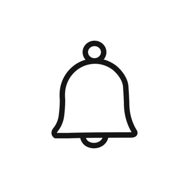 Uyarı simgesi doğrusal vektör grafik işareti veya web uygulaması ui için sembol