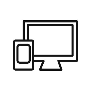 Karşılık Tasarım simgesi doğrusal vektör grafik işareti veya web uygulaması ui için sembol