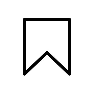 Siyah ve beyaz renk ana hatları vektöründe yer imi simgesi düzleştirildi