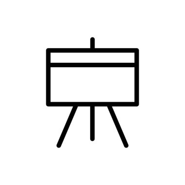 Ayaan tarafından tahta simgesi tasarımı basit düz vektör ana hatları koleksiyon logosu