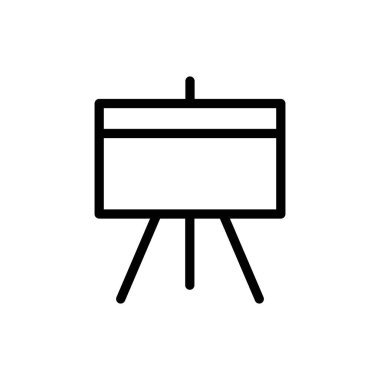 Ayaan tarafından tahta simgesi tasarımı basit düz vektör ana hatları koleksiyon logosu