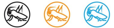 Çekirge simgesi vektör logosu koleksiyonu ya da paket grubu
