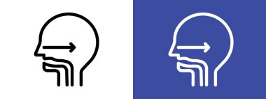 Refleks simgesi simgesi simgesi işaretini siyah ve beyaz renkte yutuyor